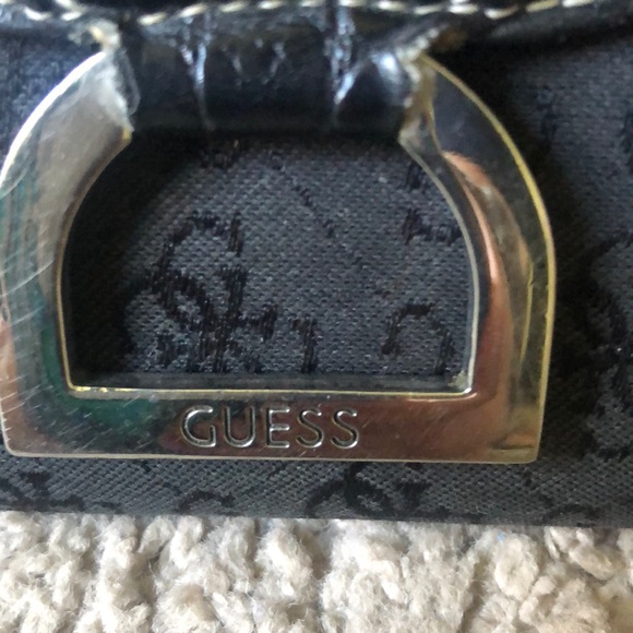 👛 Guess canvas wallet, black 👛 - Picture 2 of 5